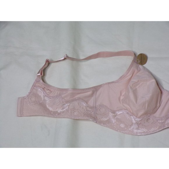 🆕WACOAL Style Standard Full Unpadded Convertible UW Bra 40D Rose Dust #855347 - Picture 6 of 8